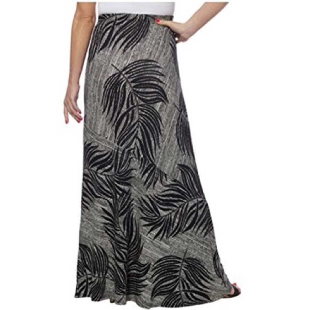 Matty M Black & White Maxi Skirt